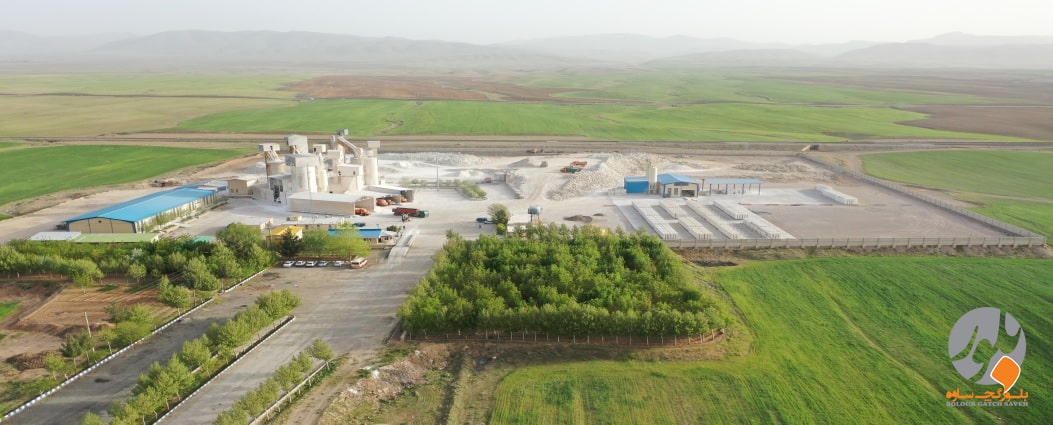 کارخانه بلور گچ ساوه